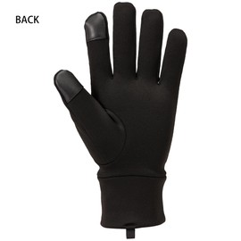 Rawlings Baseball Adult Thermal Gloves Fleece Gloves EAC14F06 Black/Camel Size One Size Fits All