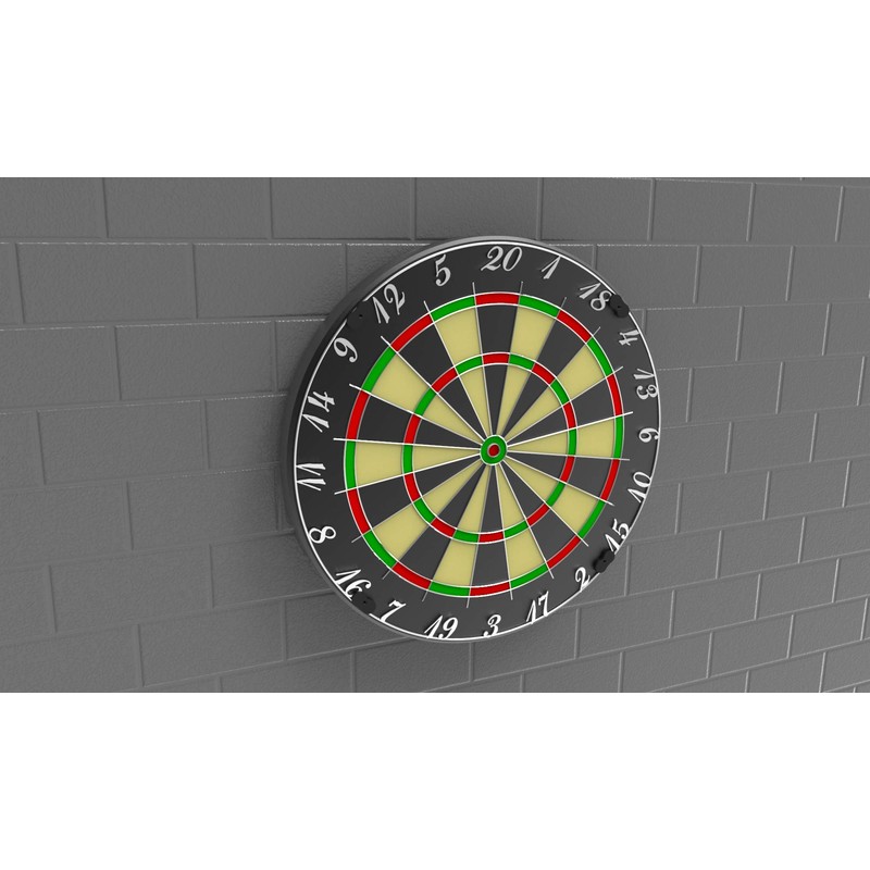 Ruentech Dartboard Wall Mount Holder Hanging Hook Screw Set