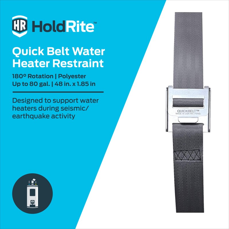 HoldRite QuickBelt for 80 Gallon Water Heater, Soft Belt, QB-50-F