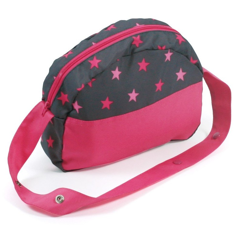Bayer Chic 2000 853 82 Wickeltasche, Puppen-Zubehör, Sternchen pink