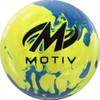 Motiv PRE-DRILLED Max Thrill Pearl Bowling Ball - Yellow/Blue 14lbs