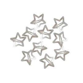30 Pcs Metal Star Hair Clips Snap Hair Barrettes Non Slip Hair Pins Cute Hair Accessories for Girls Women 3cm