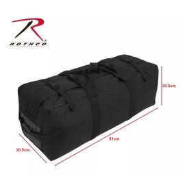 Rothco Mochila Costal Saco Tipo Aviador Rothco Negro