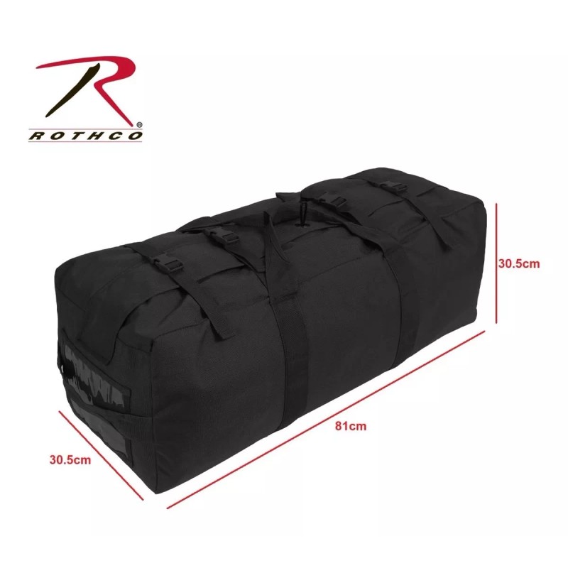 Rothco Mochila Costal Saco Tipo Aviador Rothco Negro