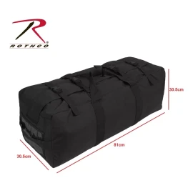 Rothco Mochila Costal Saco Tipo Aviador Rothco Negro