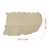 X AUTOHAUX Pair Beige Microfiber Leather Door Panel Armrest Cover