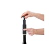 Houdini Wine Vacuum Preserver, 6"x 4"x 7", Black