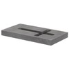 Alipis Jewelry Tools 3pcs Cross Mold Graphite Black Ingot Molds