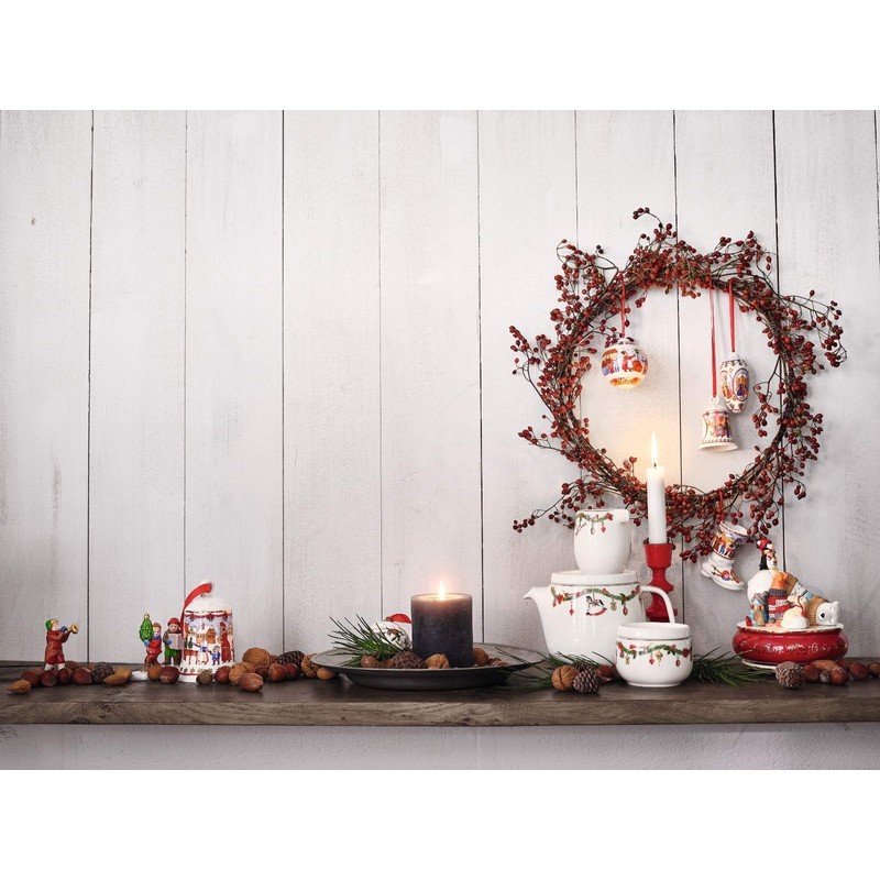 Hutschenreuther Nora Christmas Sugar Bowl