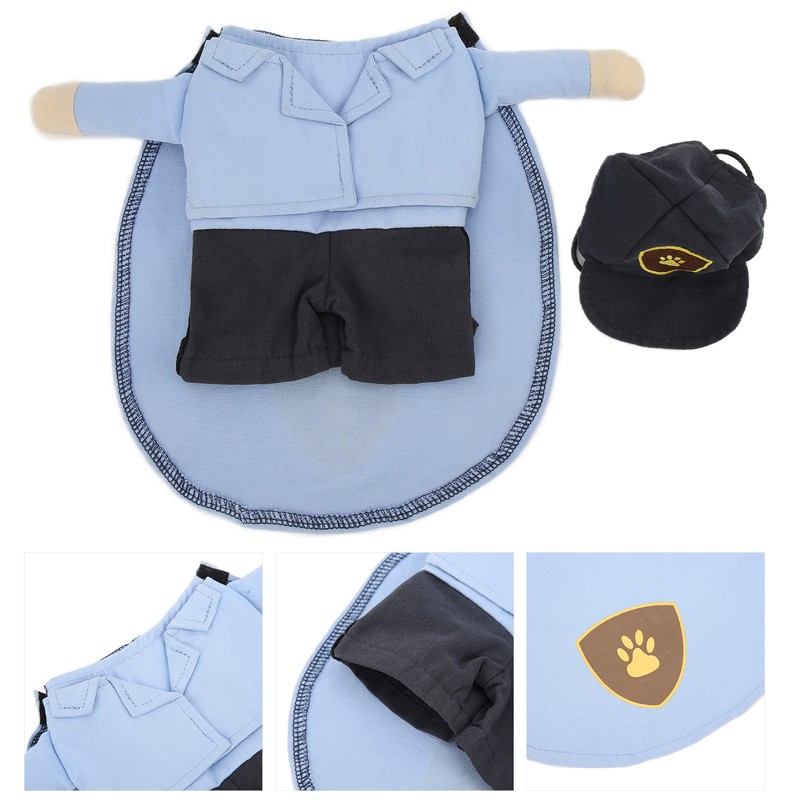Pet Mail Carrier Costume Soft Funny Costumes Pet Suit with