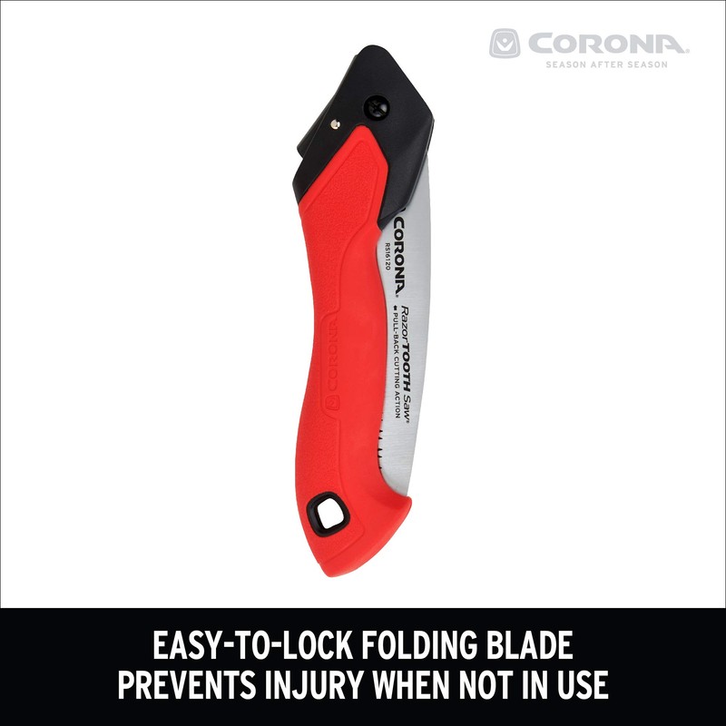 Corona Tools RazorTOOTH 7″ Folding Pruning Saw – 7" Curved