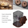 Effortless Nut Mill with Hand Crank Chops Almonds, Hazelnuts and