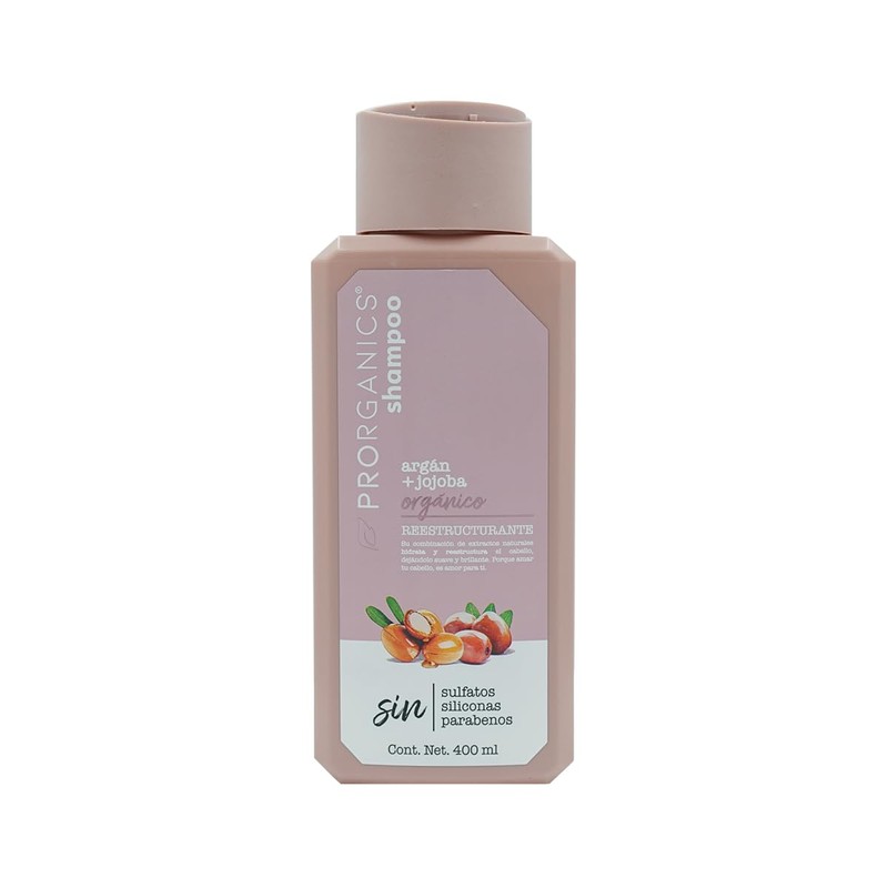 Prorganics Shampoo Reestructurante Prorganics. Argán y Jojoba 400 ml