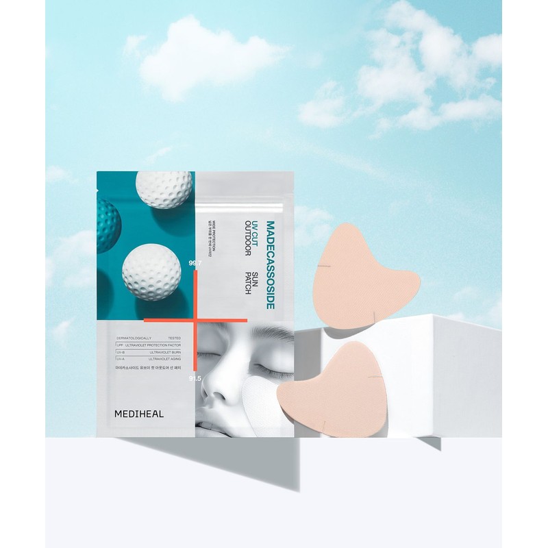 Mediheal Madecassoside UV Cut Outdoor Golf Sun Patch 4 Pack