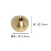 Brass Incense Burner, Round Set, Set of 2, Brass Incense