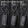 TISUR Men's Titanium Carabiner for Keycase Keychain with Key Ring