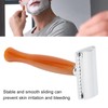 Long Handle Double Edge Safety Razor Zinc Alloy Resin Manual