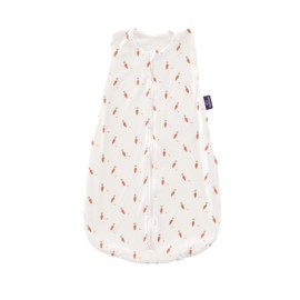 TRÄUMELAND Baby Summer Sleeping Bag Carota 0.5 TOG, lightweight, breathable baby sleeping bag made of 100% cotton for hot summer nights, Oeko-Tex 100 certified, non-toxic and skin-friendly