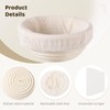 Mini Banneton Basket, Pack of 10 Proofing Basket, Banneton Bread