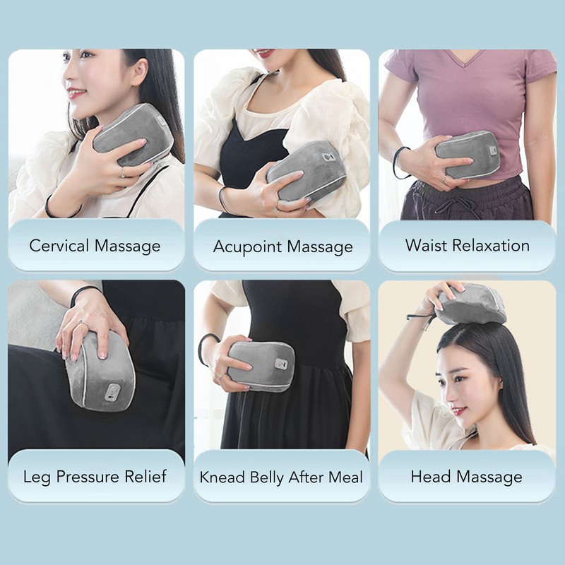 Handheld Full Body Massager USB Multifunctional Portable Hot Compress Handheld