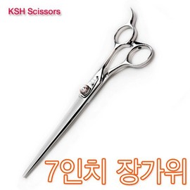 (MD엠디)KSH 가위 7ic 컷트 장가위 미용가위 이발소가위 디자이너가위 머리가위 앞머리 컽트가위 틴닝 튄 (MD) KSH Scissors 7-inch Cutting Hair Scissors Beauty Scissors Barber Scissors Designer Scissors Hair Cutting Scissors Bang Cutting Scissors Thinning Scissors