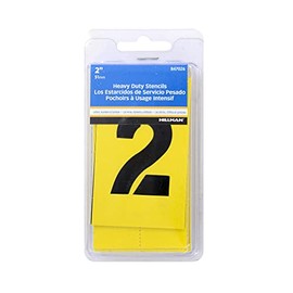 Hillman 2 in. L Heavy Duty Stencil Kit 47 pk - Case of: 6;6
