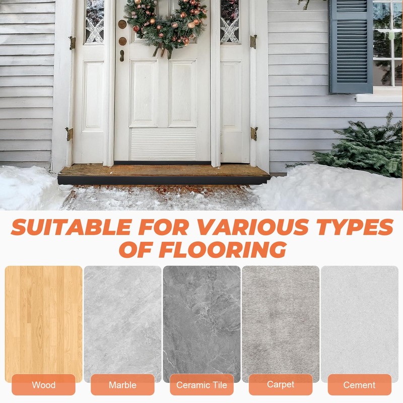 Storystore Threshold Ramps for Doorways, 3'' Wide x 3.3 FT