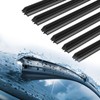 RiuCrepian Pack of 6 Windscreen Wiper Rubber, Sold by the