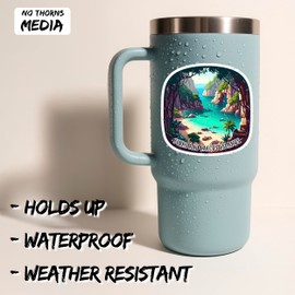 Turks and Caicos Islands Sticker 4 Inch Island Coastal Beach Seaside Travel - Waterproof Vinyl Decal for Laptop Water Bottle Car Tumbler - Durable Aesthetic Long-Lasting Stickers for Adults ID44990