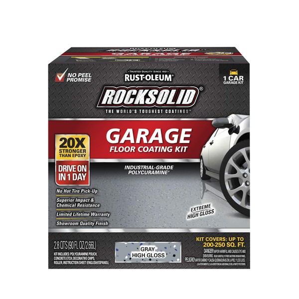 Rust-Oleum Rust-Oleum 60003 Rocksolid Polycuramine Garage Floor Coating, 1 Car