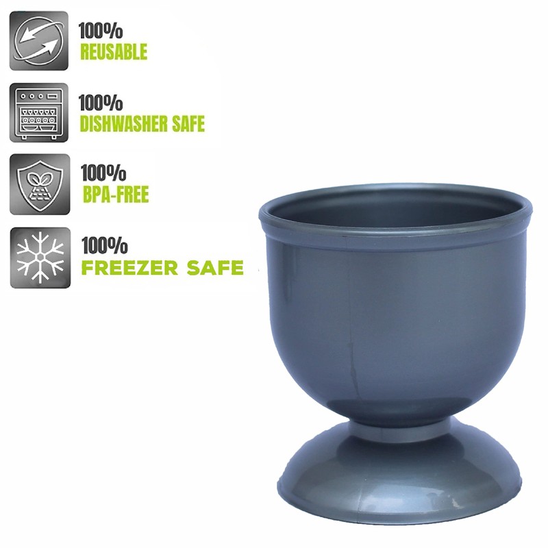 SUL Plastic Egg Cups Set; Soft Boiled Egg Cup Holders