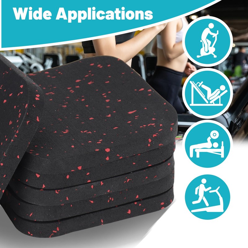 Chiligent Treadmill Pads, 6 PCS Exercise Equipment Mat with High