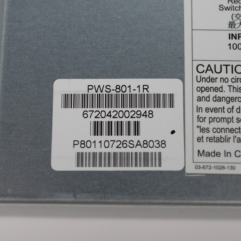 Supermicro PWS-801-1R Redundant Power Supply - 800W