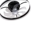 LYNICESHOP 20 insh Ceiling Fan with Lights Dimmable LED Reversible