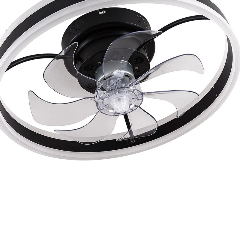 LYNICESHOP 20 insh Ceiling Fan with Lights Dimmable LED Reversible