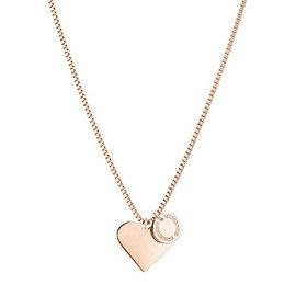 Liebeskind Venetian Chain with Pendant, Stainless Steel, 85 cm, None, Edelstahl Ip Roségold