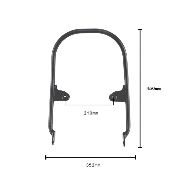 MYIADV Rear Luggage Rack For Kawasaki Z900RS Z 900 Z900