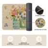 Artoid Mode Flowers Vase Butterfly Spring Kitchen Mats Set of