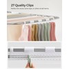SONGMICS Clothes Drying Rack, Foldable 2-Level Laundry Drying Rack, Free-Standing