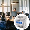 Energy Meter 3 Phase 4 Wire Backlit LCD Display DIN