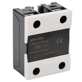 Garosa SSR 24-480V AC Solid State Relay SSR BRM-40DA Load 3-32V DC to 24-480V AC 40A Output Single Phase SSR Solid State Relay,Relay