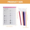 Mobestech Nail Art Practice Sheet 12Pcs Nail Art Book Design