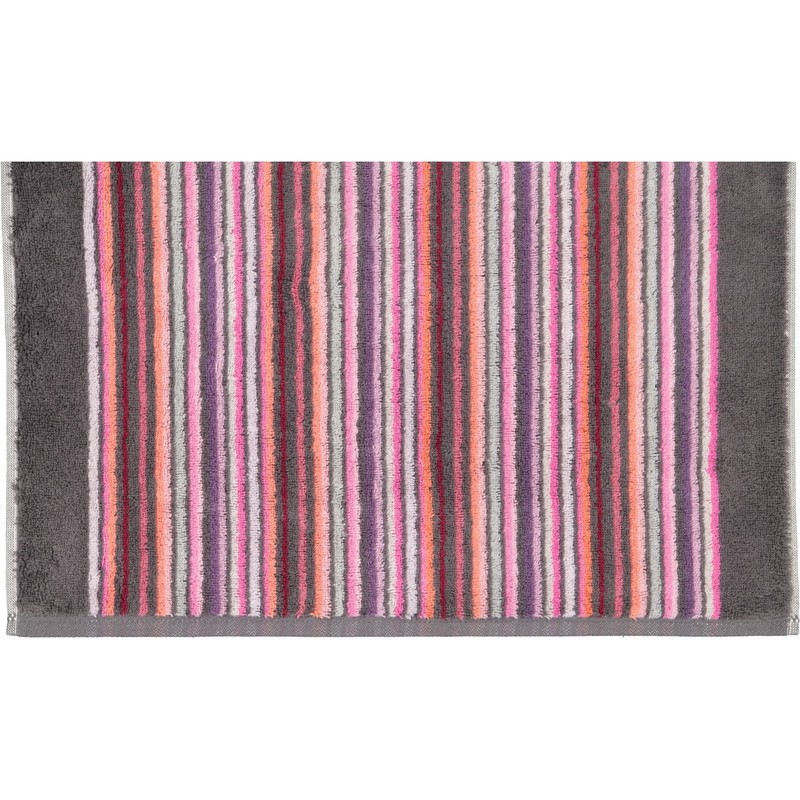 Cawö Home Hand Towels Remake Stripes 2020 Berry Multicoloured -