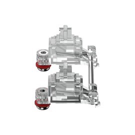 GATERON PC Screw in Crystal Stabilizer RGB Set 7U 6.25U 2U for 60% MX Mechanical Keyboard