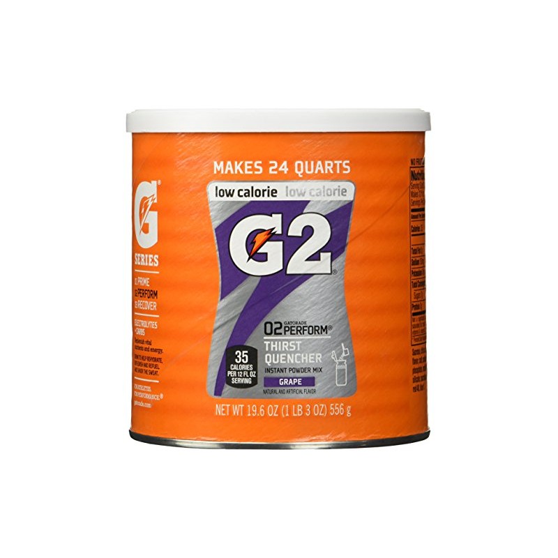Gatorade Perform G2 02 Perform Thirst Quencher Instant Powder Grape