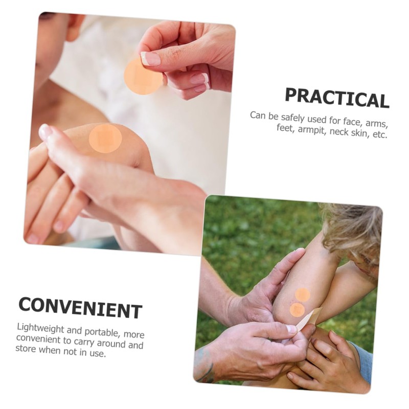 Beavorty 100pcs Patches Waterproof Breathable Face Mole Stickers Safe for