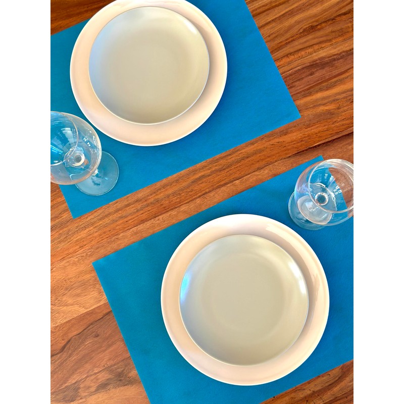 NATUARTE, Non-Woven Table Runner, Sky Blue, 25 m x 30