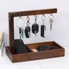 QingNian Wooden entryway Key Holder countertop Key Holder, Antique Decorative
