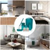 OTOSTAR Bathroom Accessory Set 8 Pcs Blue Bathroom Accessories Set