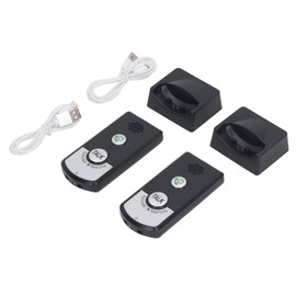 2 Way Voice Intercom, 2 Pcs Wireless Intercom Unit Super Long Range Wireless Intercomunicador Waterproof Intercom Doorbell System Unit for Household, Office, Laboratory Environment